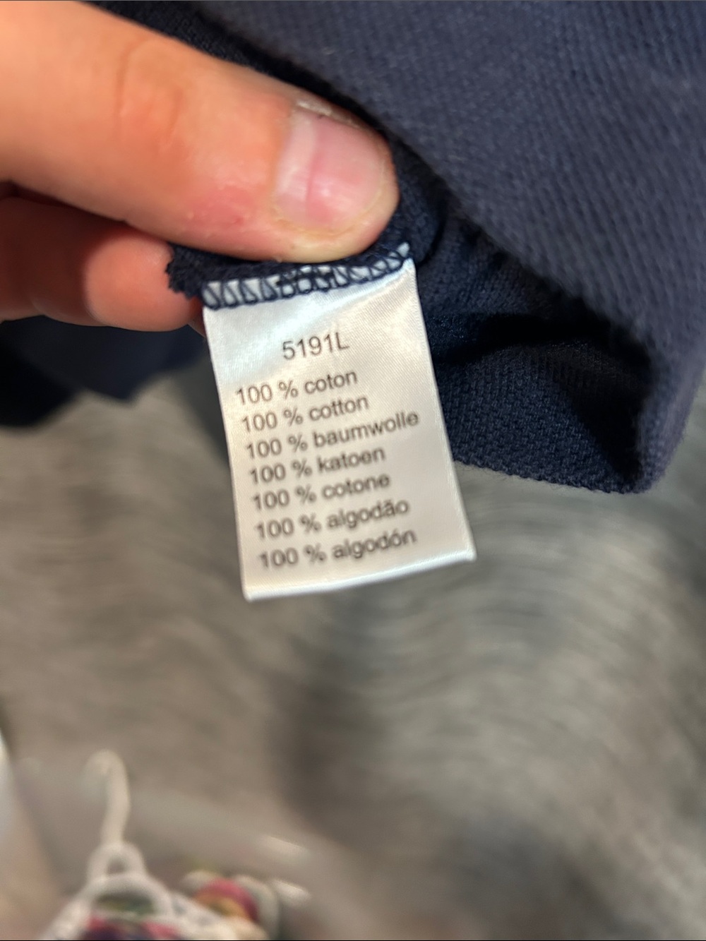 Lacoste Navy Blue Polo men’s size 5 (Medium or Large) - Picture 10 of 10